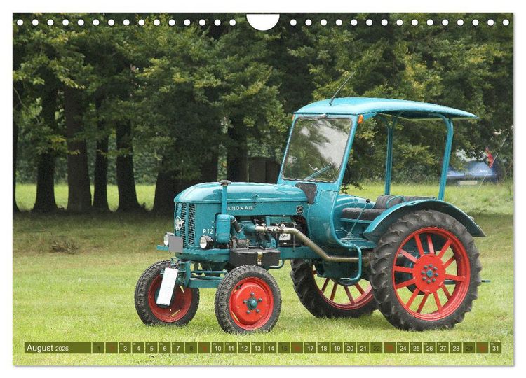 Produktbild: Traktoren - Altgediente Veteranen (Wandkalender 2026 DIN A4 quer), CALVENDO Monatskalender