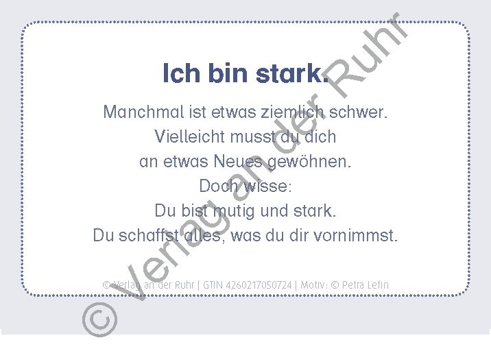 Produktbild: Stark wie ein Gorilla, mutig wie eine L&ouml;win &ndash; Affirmationsk&auml;rtchen f&uuml;r Kinder