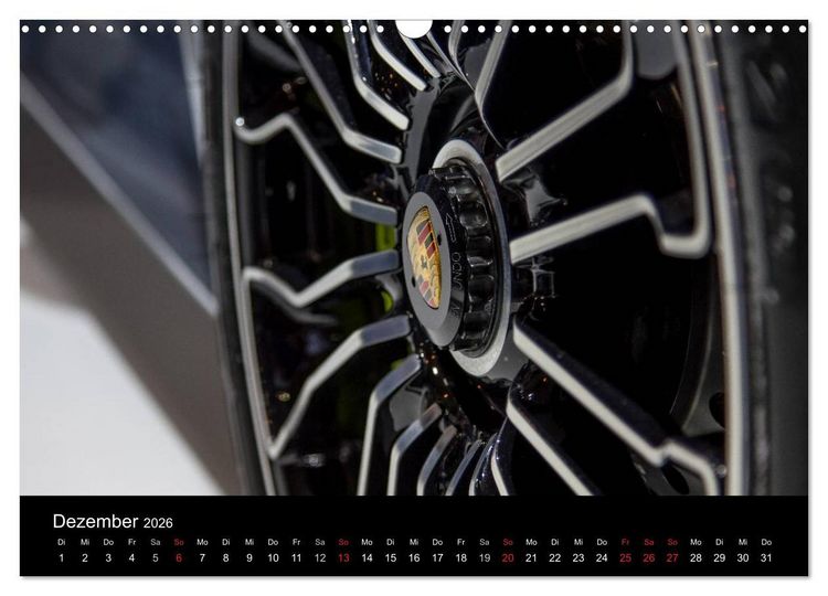 Produktbild: Heiligs Blechle - Porsche-Ikonen im Detail (Wandkalender 2026 DIN A3 quer), CALVENDO Monatskalender