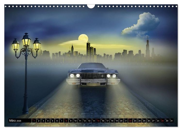 Produktbild: Mystische Vollmondn&auml;chte (Wandkalender 2026 DIN A3 quer), CALVENDO Monatskalender