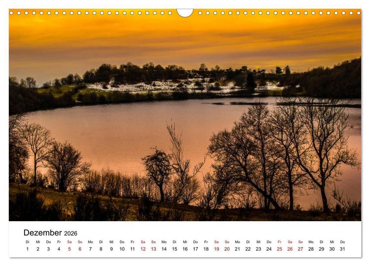 Produktbild: Sehenswertes in der Eifel - Die sch&ouml;nsten Maare (Wandkalender 2026 DIN A3 quer), CALVENDO Monatskalender