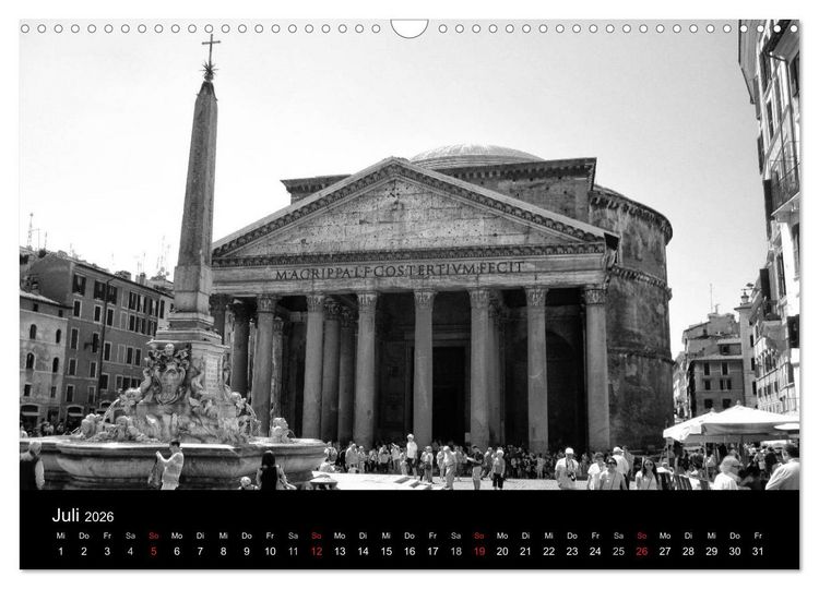 Produktbild: Metropole Rom (Wandkalender 2026 DIN A3 quer), CALVENDO Monatskalender