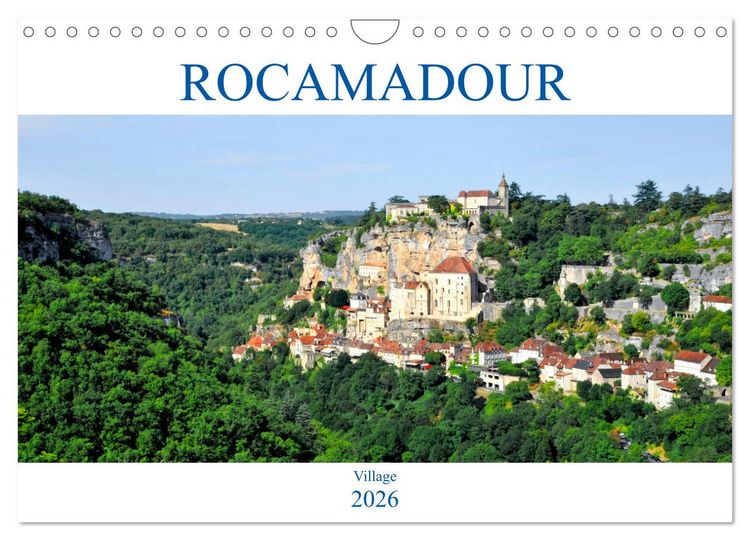 Produktbild: ROCAMADOUR Village (Calendrier mural 2026 DIN A4 vertical), CALVENDO calendrier mensuel