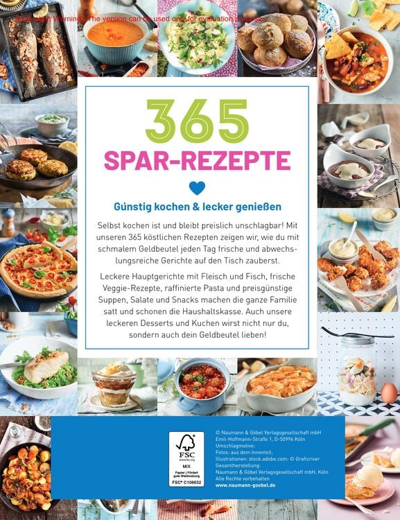 Produktbild: 365 Spar-Rezepte