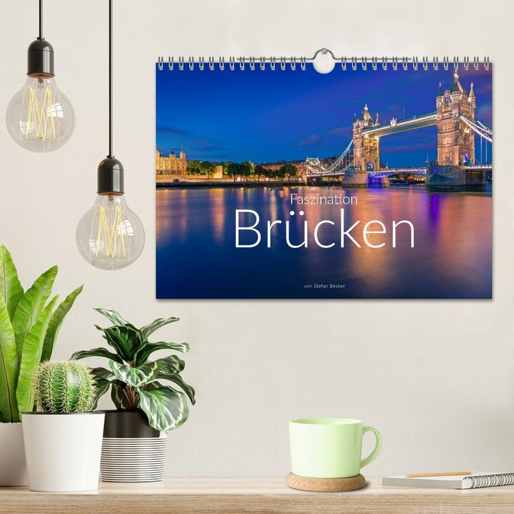 Produktbild: Faszination Br&uuml;cken (Wandkalender 2026 DIN A4 quer), CALVENDO Monatskalender