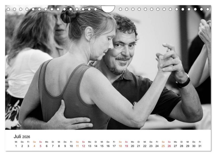 Produktbild: Tango Argentino - Paare beim Tanz auf &ouml;ffentlichen Pl&auml;tzen (Wandkalender 2026 DIN A4 quer), CALVENDO Monatskalender