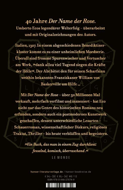 Produktbild: Der Name der Rose