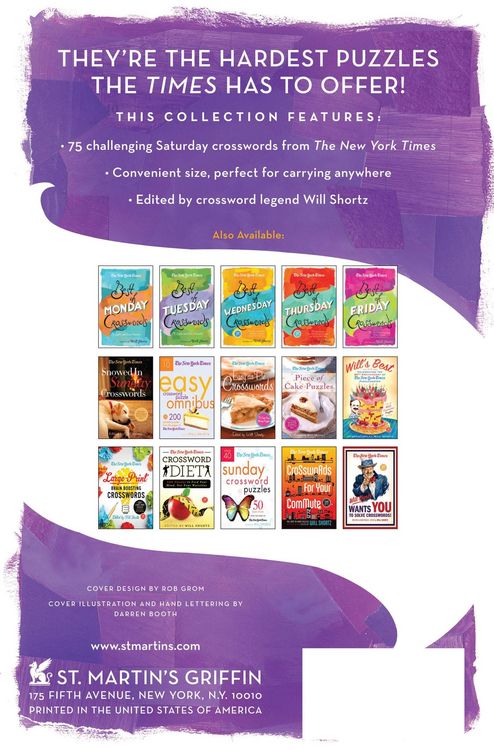 Produktbild: The New York Times Best of Saturday Crosswords