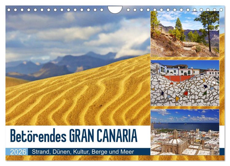 Produktbild: Bet&ouml;rendes Gran Canaria (Wandkalender 2026 DIN A4 quer), CALVENDO Monatskalender