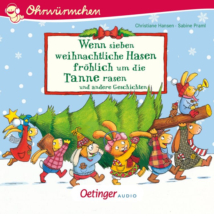 Produktbild: Wenn sieben weihnachtliche Hasen fr&ouml;hlich um die Tannen rasen und andere Geschichten