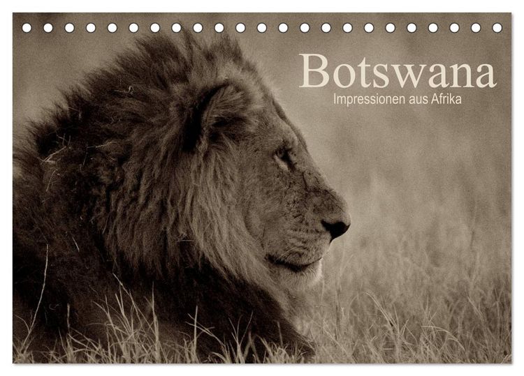 Produktbild: Botswana &ndash; Impressionen aus Afrika (Tischkalender 2026 DIN A5 quer), CALVENDO Monatskalender
