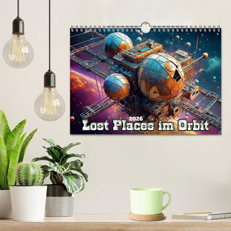 Produktbild: Lost Places im Orbit (Wandkalender 2026 DIN A4 quer), CALVENDO Monatskalender
