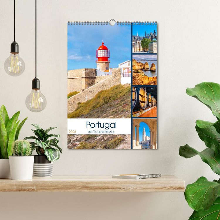 Produktbild: Portugal - ein Traumreiseziel (Wandkalender 2026 DIN A3 hoch), CALVENDO Monatskalender