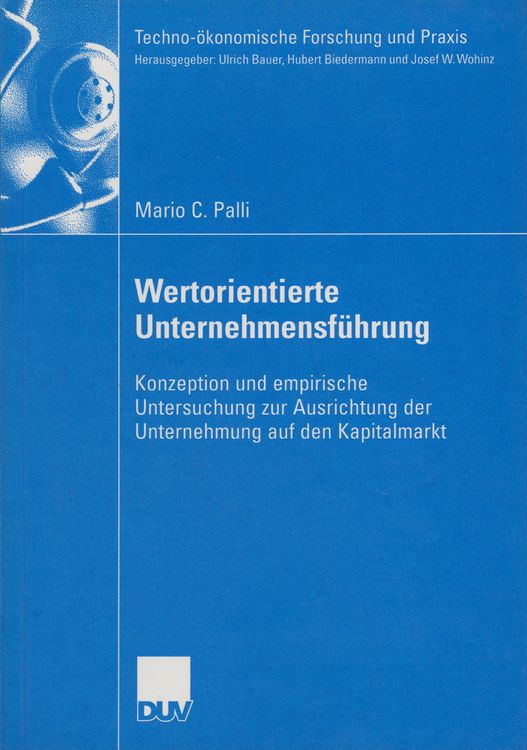 Produktbild: Wertorientierte Unternehmensf&uuml;hrung