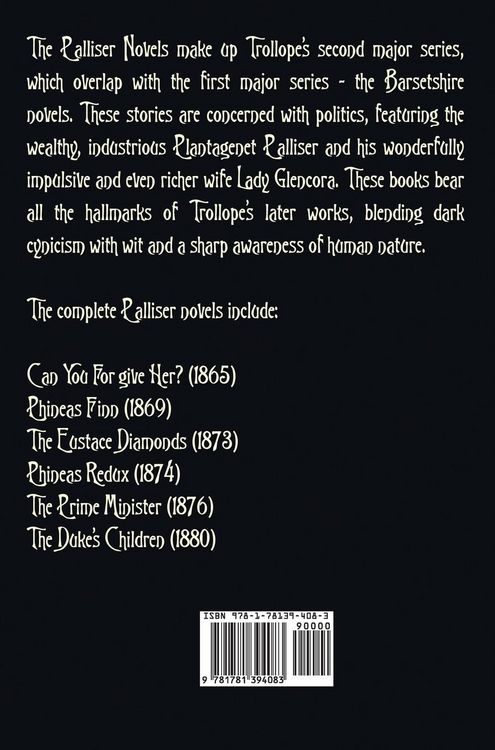 Produktbild: The Palliser Novels, Volume Two, Including