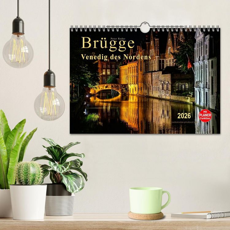 Produktbild: Br&uuml;gge - Venedig des Nordens (Wandkalender 2026 DIN A4 quer), CALVENDO Monatskalender