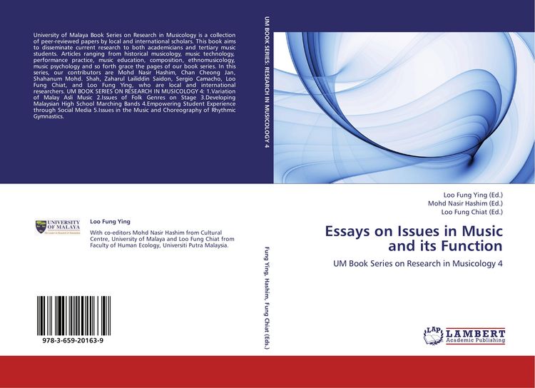Produktbild: Essays on Issues in Music and its Function