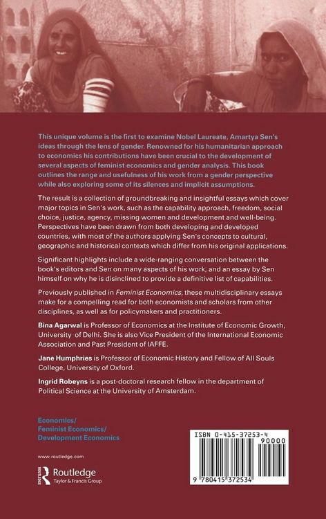 Produktbild: Amartya Sen's Work and Ideas