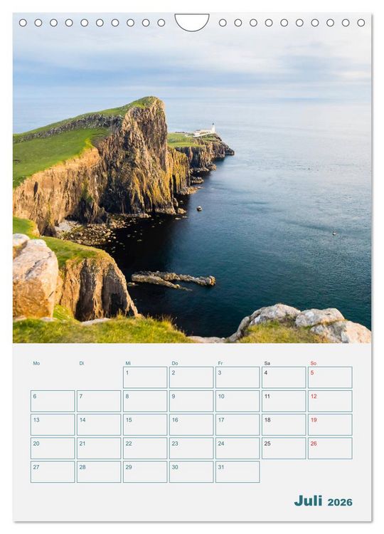 Produktbild: Isle of Skye - Raues Inselparadies (Wandkalender 2026 DIN A4 hoch), CALVENDO Monatskalender