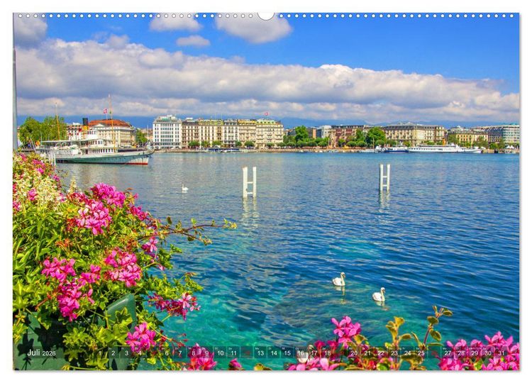 Produktbild: Gr&uuml;ezi aus der Schweiz (Wandkalender 2026 DIN A2 quer), CALVENDO Monatskalender