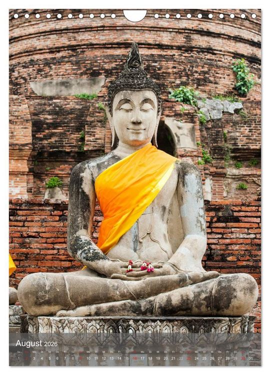 Produktbild: Buddha - Harmonie und Gelassenheit (Wandkalender 2026 DIN A4 hoch), CALVENDO Monatskalender