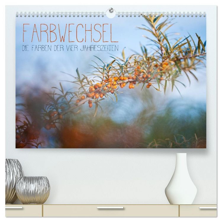 Produktbild: Farbwechsel - Die Farben der vier Jahreszeiten (hochwertiger Premium Wandkalender 2026 DIN A2 quer), Kunstdruck in Hochglanz