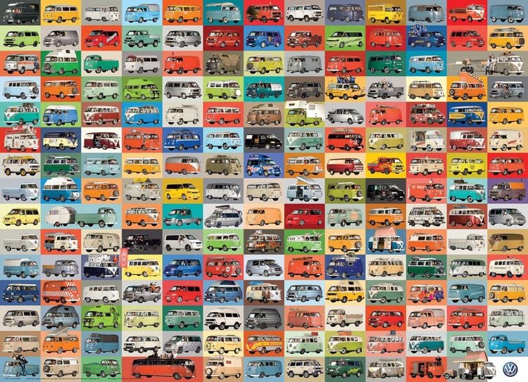 Produktbild: Volkswagen Groovy Bus (Puzzle)