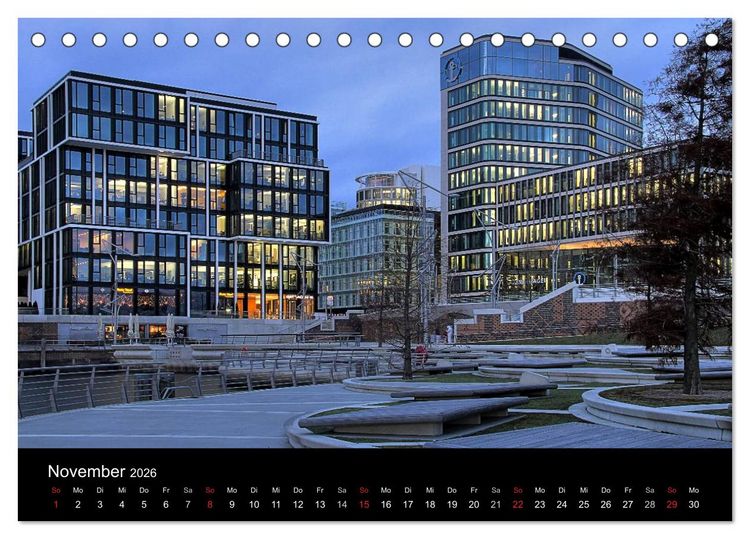 Produktbild: Hamburg (Tischkalender 2026 DIN A5 quer), CALVENDO Monatskalender