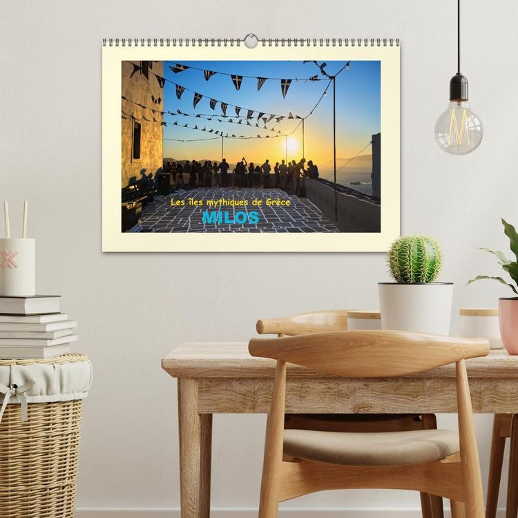 Produktbild: Les &icirc;les mythiques de Gr&egrave;ce - MILOS (Calendrier mural 2026 DIN A3 vertical), CALVENDO calendrier mensuel
