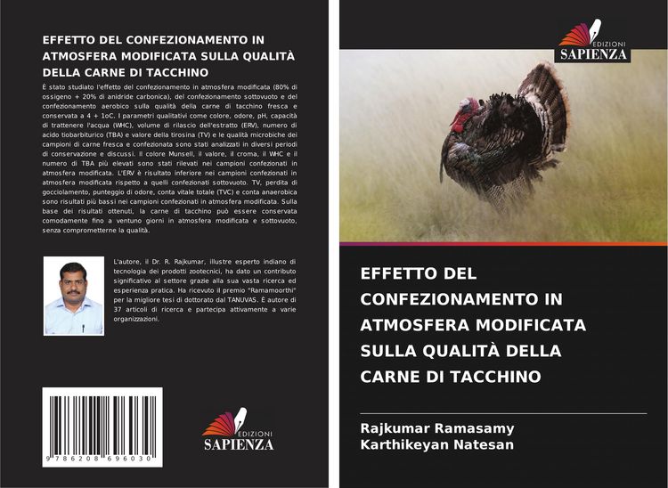 Produktbild: Effetto Del Confezionamento in Atmosfera Modificata Sulla Qualit&agrave; Della Carne Di Tacchino