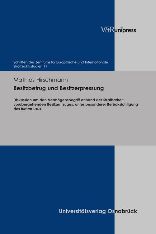 Produktbild: Besitzbetrug und Besitzerpressung