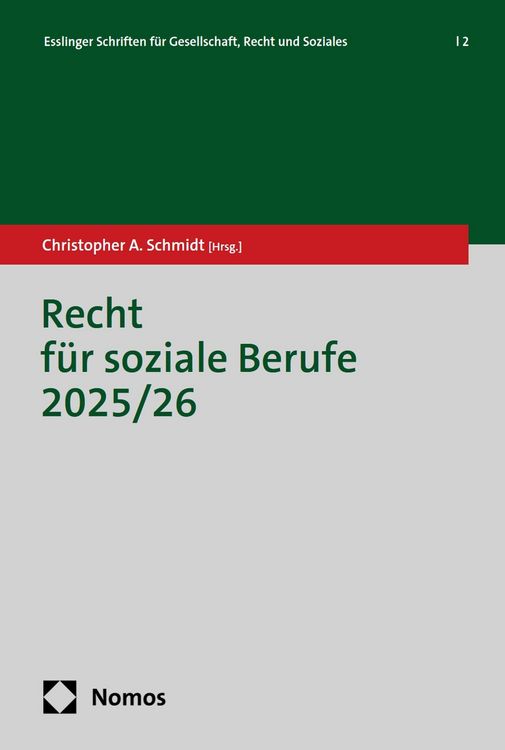 Produktbild: Recht f&uuml;r soziale Berufe 2025/26