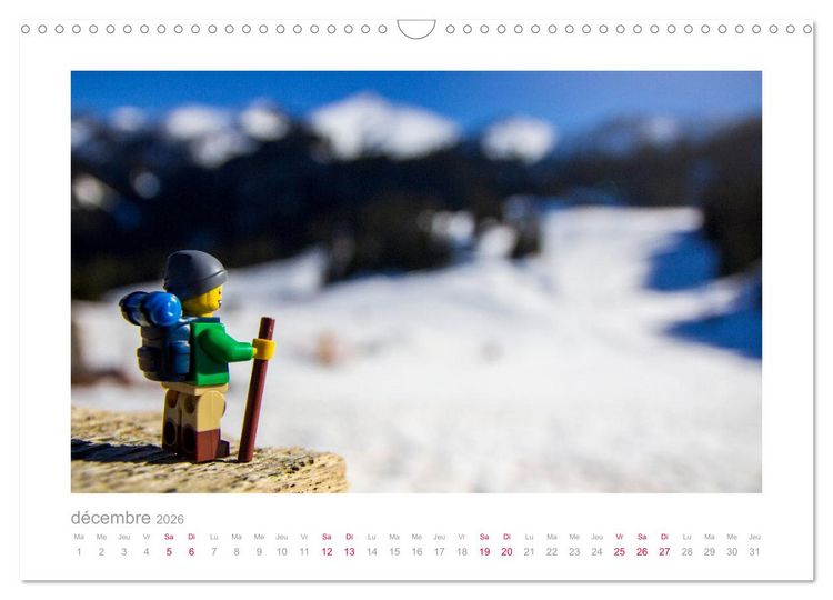 Produktbild: La vie secr&egrave;te des figurines (Calendrier mural 2026 DIN A3 vertical), CALVENDO calendrier mensuel
