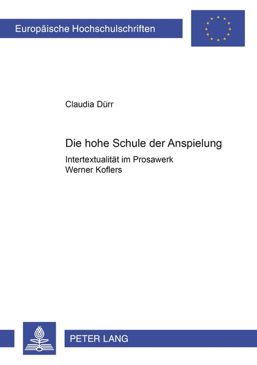 Produktbild: Die hohe Schule der Anspielung