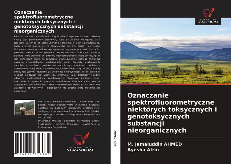 Produktbild: Oznaczanie spektrofluorometryczne niekt&oacute;rych toksycznych i genotoksycznych substancji nieorganicznych