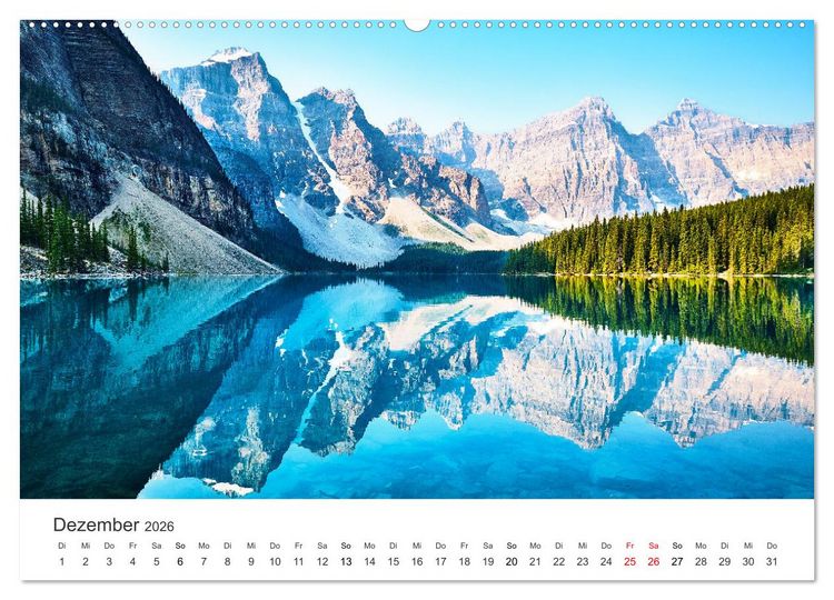 Produktbild: Kanadas Wunder (hochwertiger Premium Wandkalender 2026 DIN A2 quer), Kunstdruck in Hochglanz