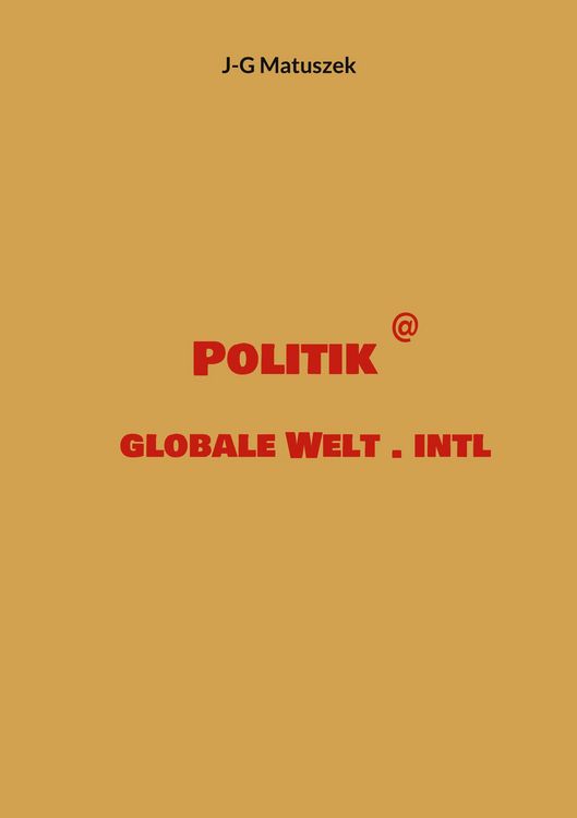 Produktbild: Politik @ globale Welt . intl