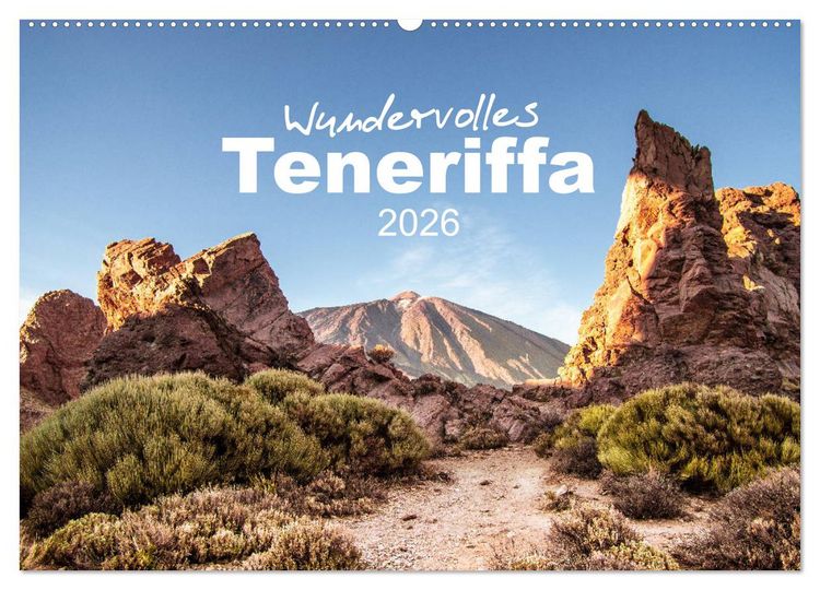 Produktbild: Wundervolles Teneriffa (Wandkalender 2026 DIN A2 quer), CALVENDO Monatskalender