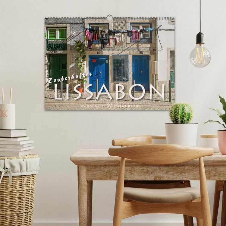 Produktbild: Zauberhaftes Lissabon (Wandkalender 2026 DIN A3 quer), CALVENDO Monatskalender