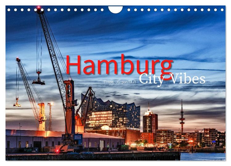 Produktbild: Hamburg City Vibes (Wandkalender 2026 DIN A4 quer), CALVENDO Monatskalender