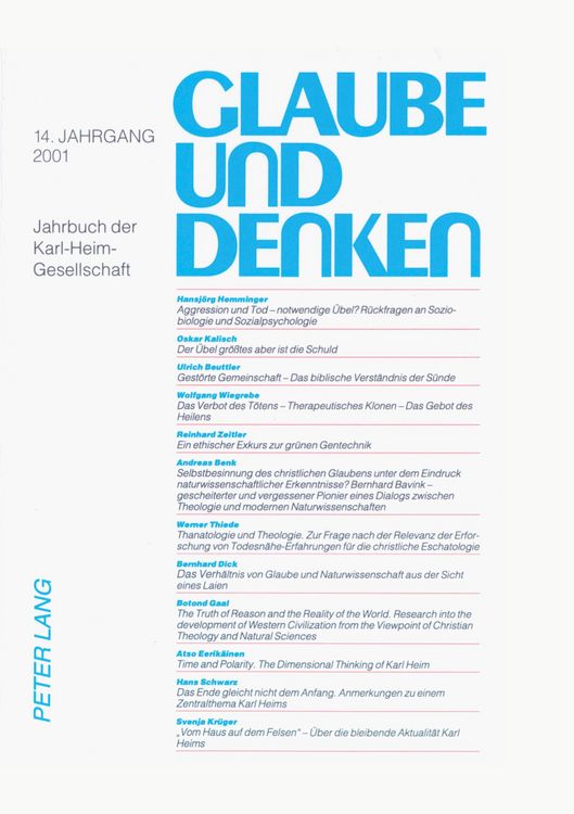 Produktbild: Glaube und Denken
