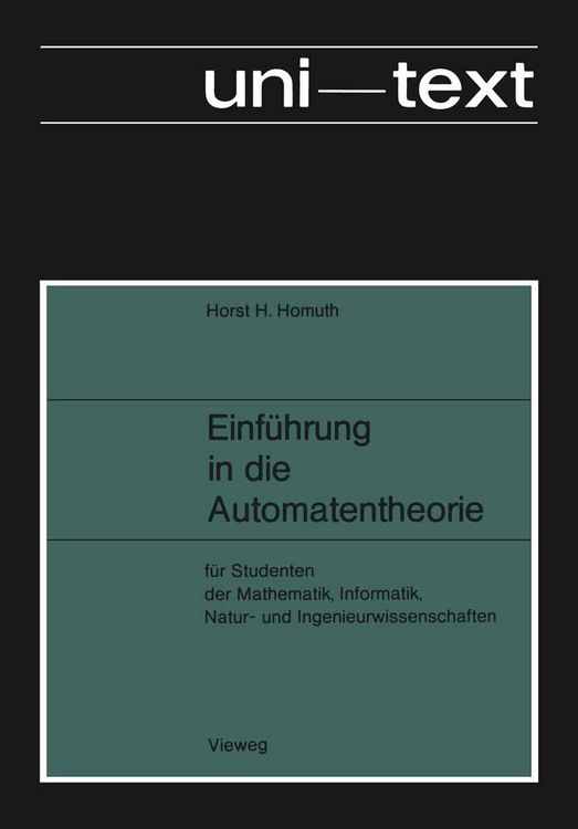 Produktbild: Einf&uuml;hrung in die Automatentheorie