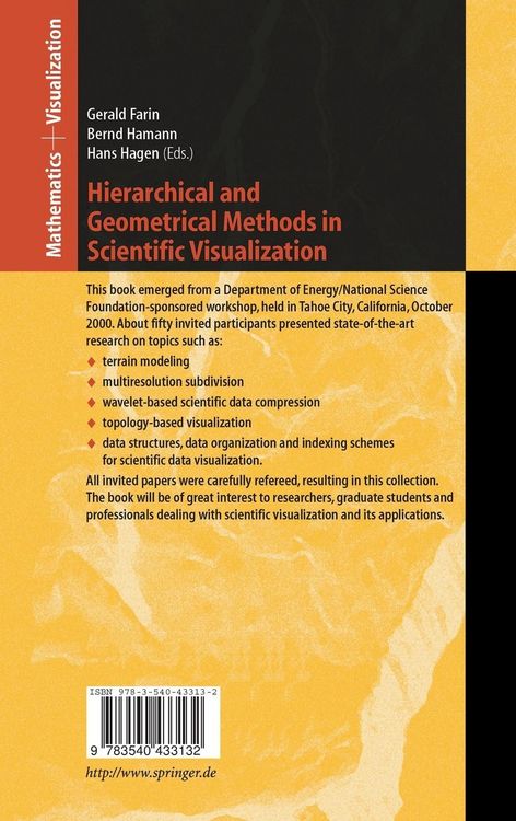 Produktbild: Hierarchical and Geometrical Methods in Scientific Visualization
