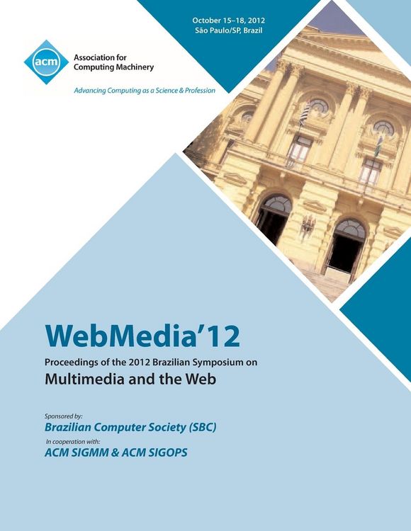 Produktbild: Webmedia 12 Proceedings of the 2012 Brazilian Symposium on Multimedia and the Web
