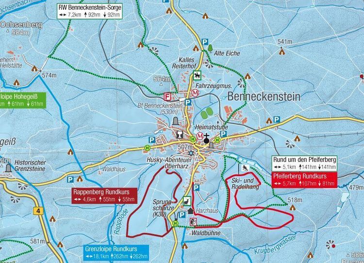 Produktbild: Markgraf, A: Wanderkarte Der Mittlere Harz 1:50.000