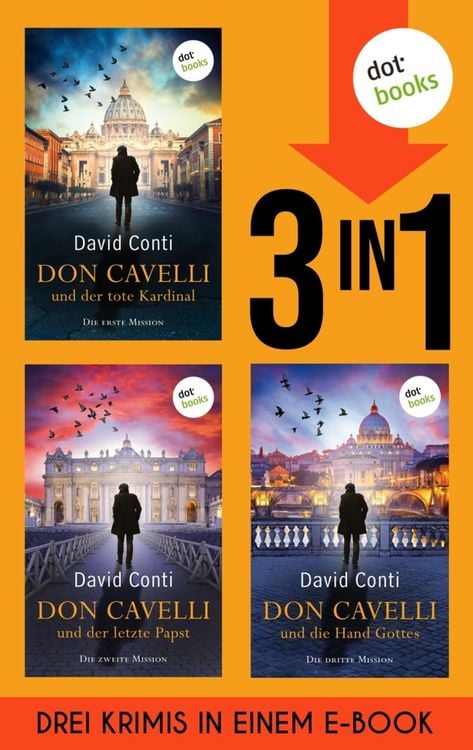 Produktbild: Don Cavelli: Der tote Kardinal, Der letzte Papst & Die Hand Gottes