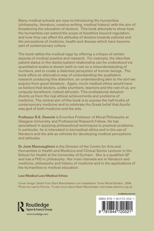 Produktbild: Bioethics and the Humanities