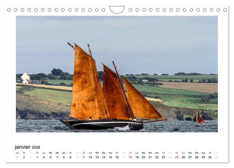 Produktbild: Toutes voiles dehors (Calendrier mural 2026 DIN A4 vertical), CALVENDO calendrier mensuel