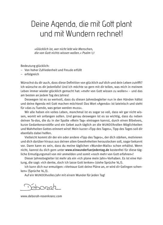 Produktbild: Ein Wunder f&uuml;r jeden Tag