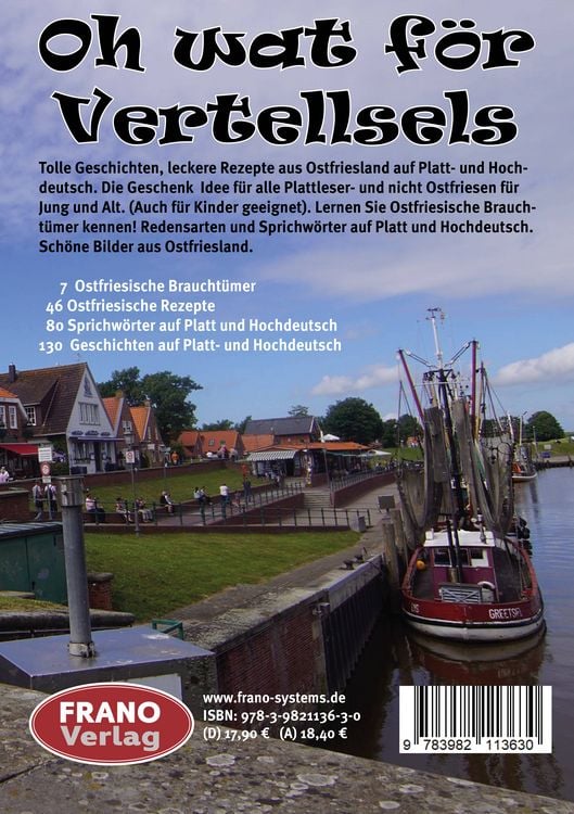 Produktbild: Oh wat f&ouml;r Vertellsels: Geschichten, Rezepte aus Ostfriesland auf Platt und Hochdeutsch.